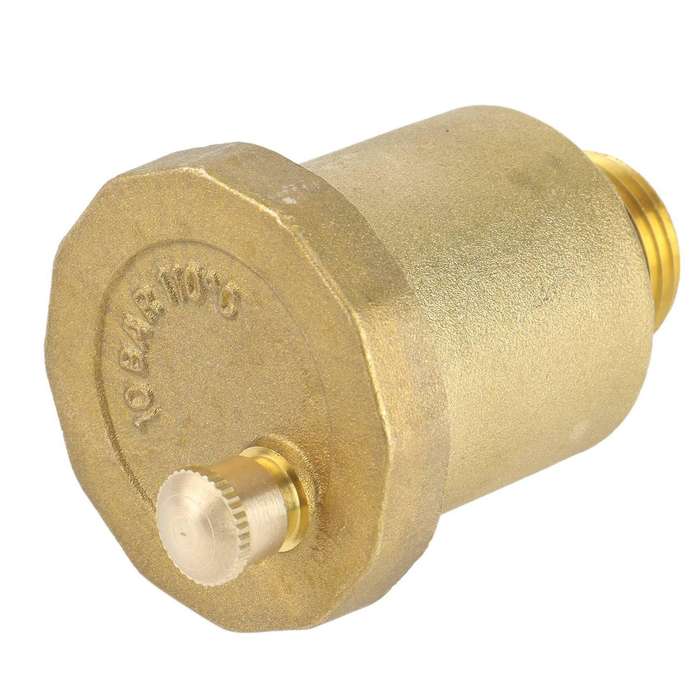Brass Automatic Air Vent Valve 1/2 Inch Male Thread for Solar Water
