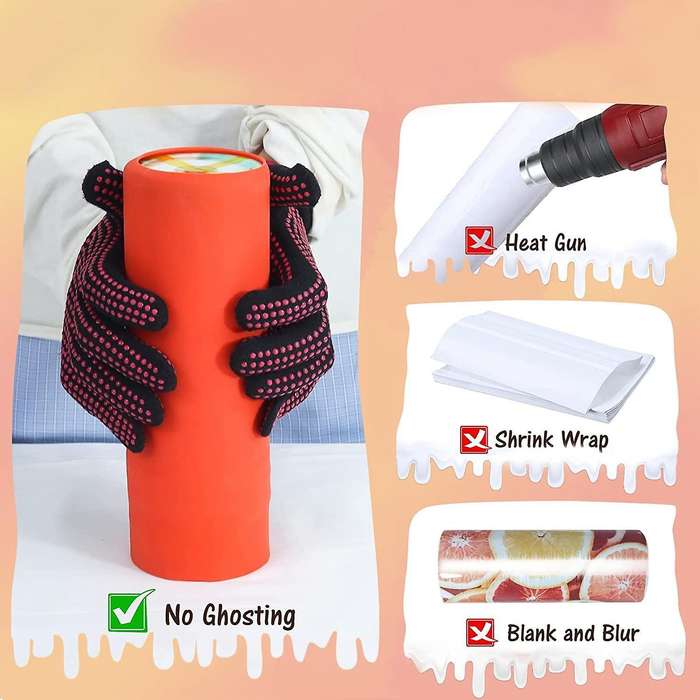 Seamless Silicone Sleeve for Sublimation 20oz&15oz Skinny Tumblers