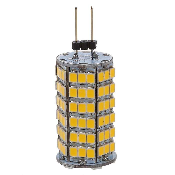 G4 5.5w 120 Smd 3528 Led Warm White Car Spot Light Bulb Lamp Dc 12v