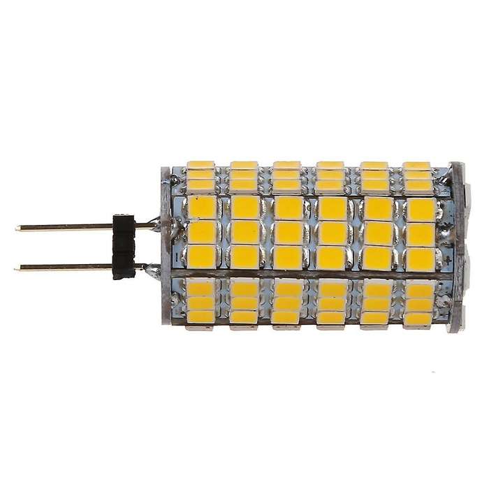 G4 5.5w 120 Smd 3528 Led Warm White Car Spot Light Bulb Lamp Dc 12v