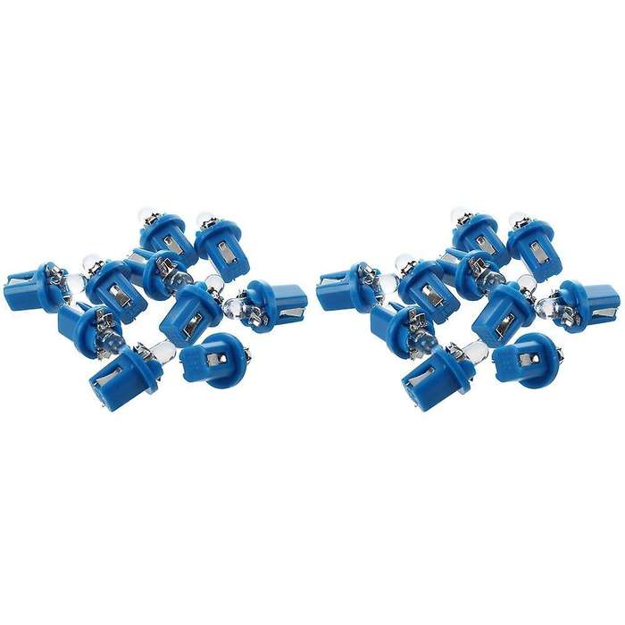 20 X T5 Blue Led Car Gauge Dash Dashboard Light Bulb Lamp