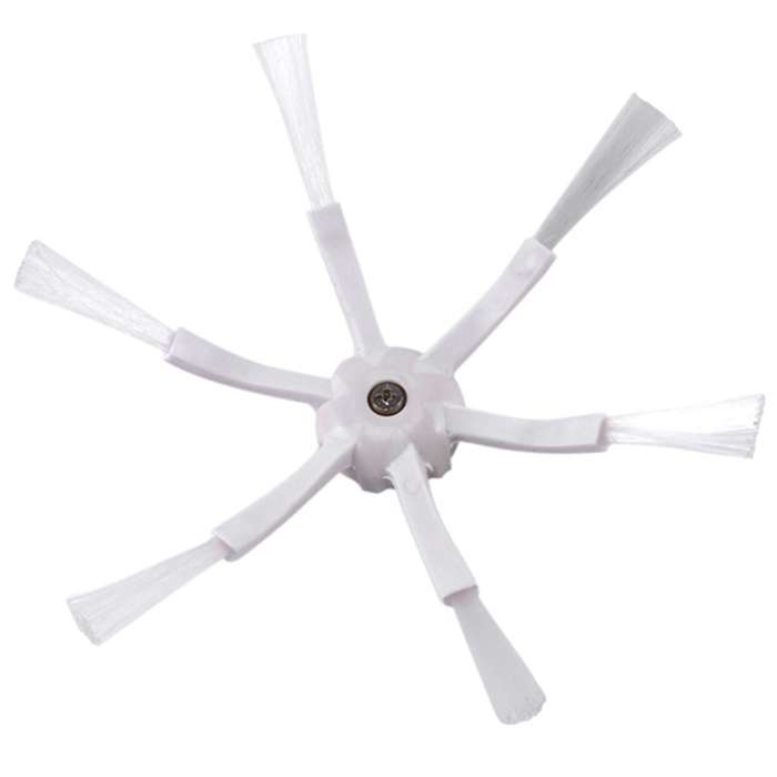 8x White 6 Arms Side Brush for Xiaomi 1s Mi Robot 2 Roborock S50 S51
