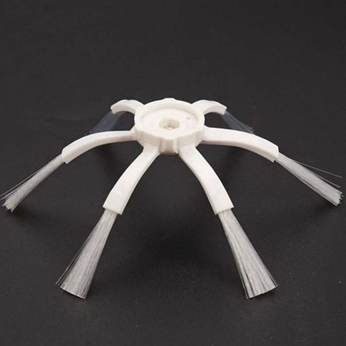 8x White 6 Arms Side Brush for Xiaomi 1s Mi Robot 2 Roborock S50 S51