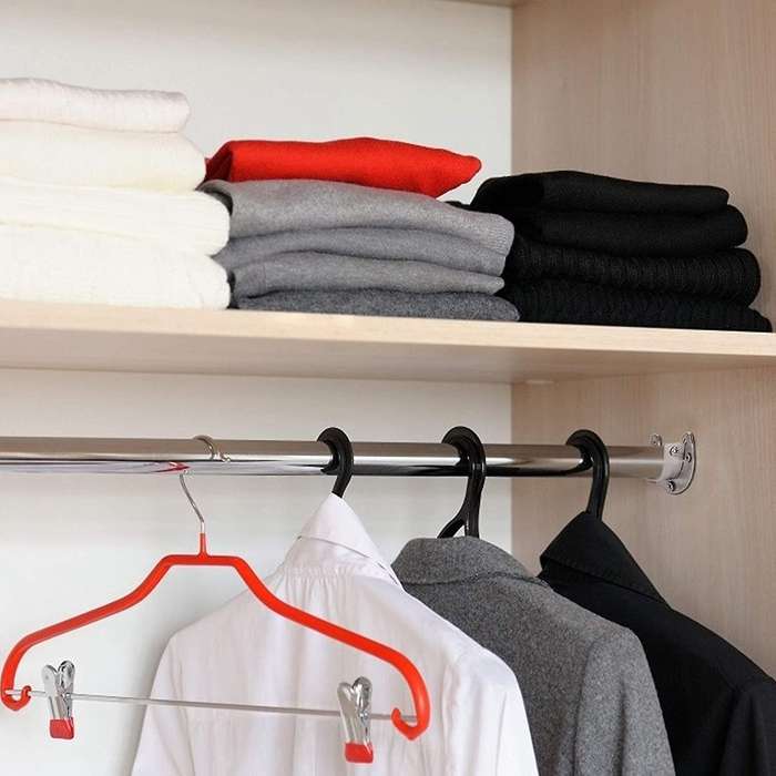 Stainless Steel Hanging Rod Bracket U Shaped Curtain Rod Bracket