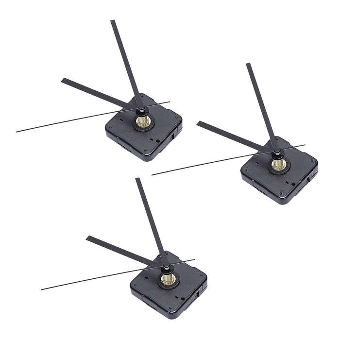 3x Clock Mechanism Diy Kit Mechanism for Clock Parts Quartz Movement