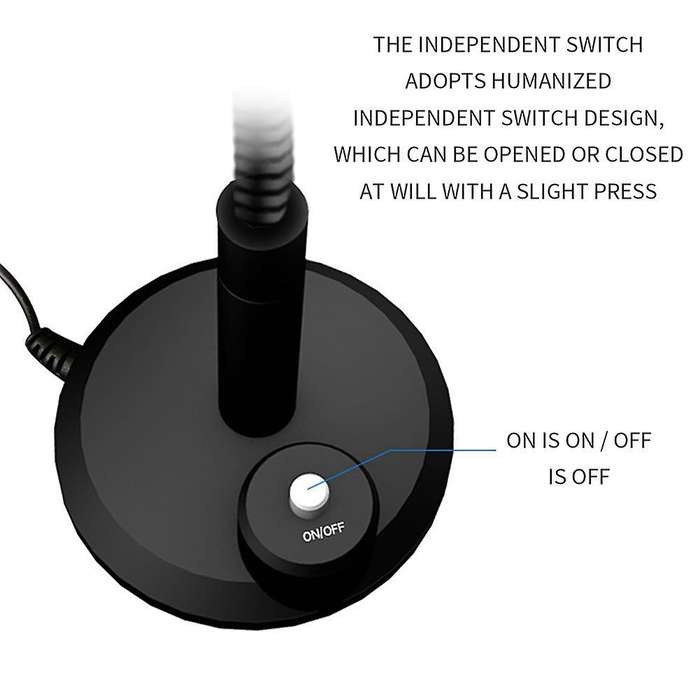 Usb Microphone 360 Omnidirectional Wired Microphone Adjustable Angle