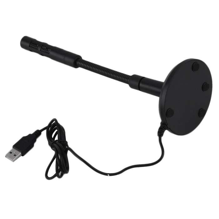 Usb Microphone 360 Omnidirectional Wired Microphone Adjustable Angle