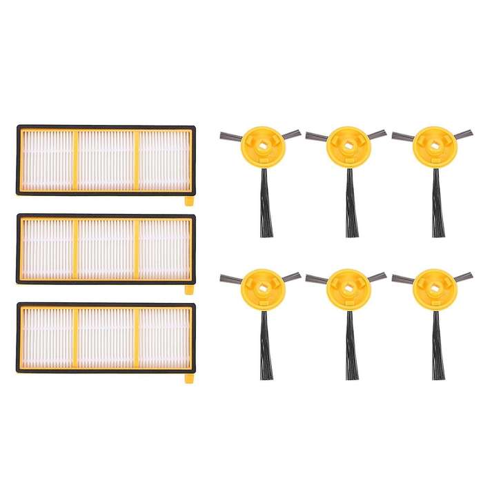 For Shark Ion Robot 750 720 Rv750 Rv720 6 Side Brushes, 3 Filters
