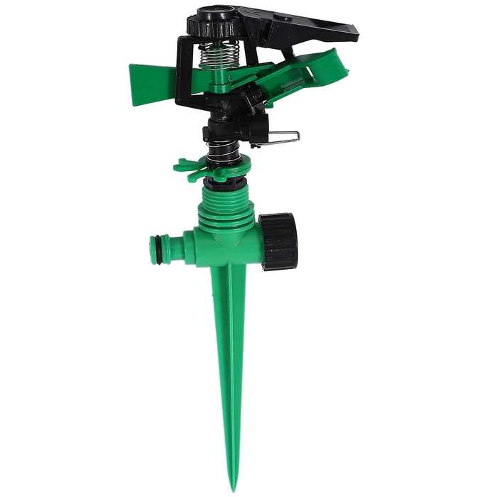 360 Rotating Water Sprinkle Garden Lawn Impulse Nozzle Watering Tool