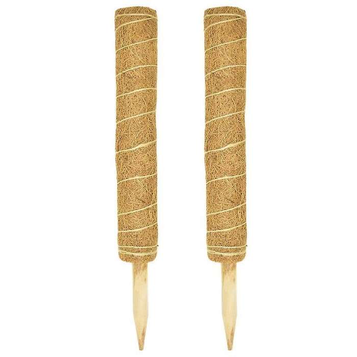 2pcs 17 Inch Coco Coir Totem Poles-supports Indoor Plants