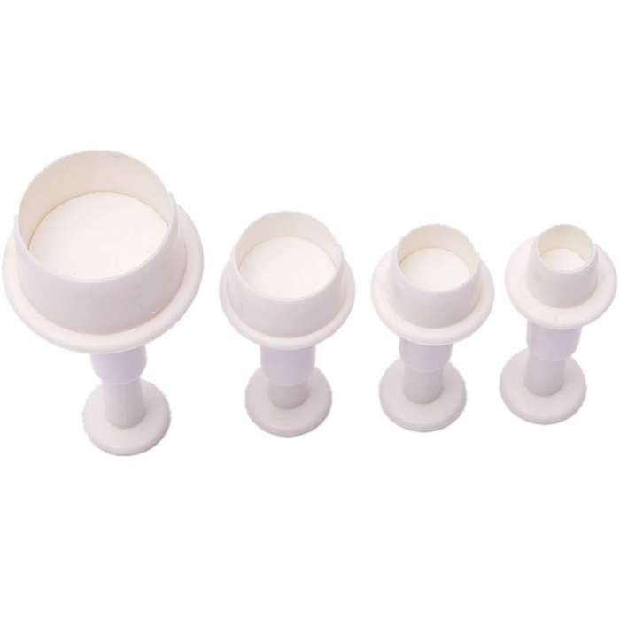 4pcs Round Circle Cake Biscuit Cookies Mold