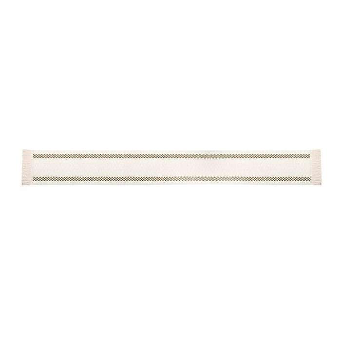 Macrame Table Runner, Cream Beige Boho Table Runner with Tassels