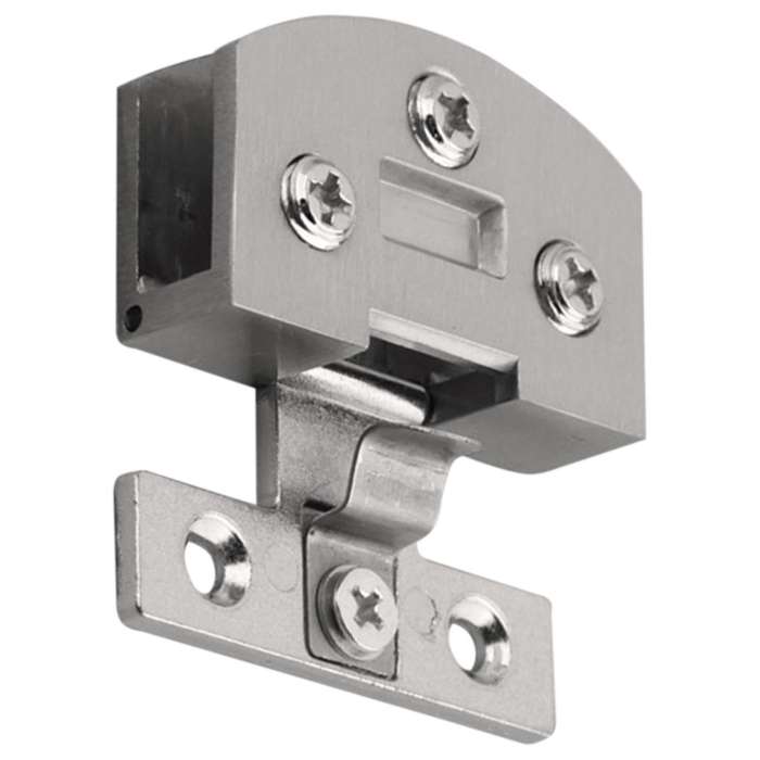 2pcs Glass Cabinet Door Hinge Wine Cabinet Clip Display Cabinet