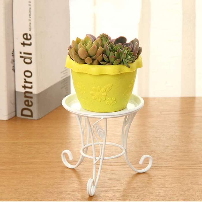 Flower Stool Metal Flower Stand,european Style Stool Balcony Floor 1