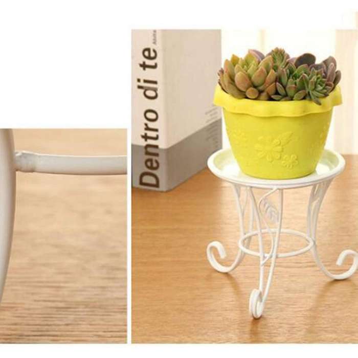 Flower Stool Metal Flower Stand,european Style Stool Balcony Floor 1