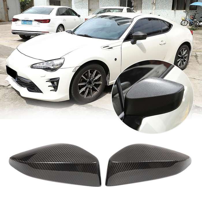 Carbon Fiber Exterior Side Rearview Mirror Decoration Cover Stickers