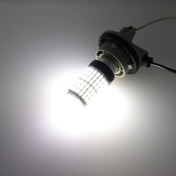 2pcs Car Led Bulbs 3157 P27-7w T25 Led P27w Canbus Lamp Red