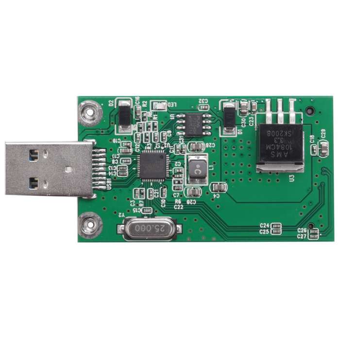 Mini PCI-E mSATA to Type-A USB 3.0 External SSD Converter Data Transmission Expansion Card MSATA