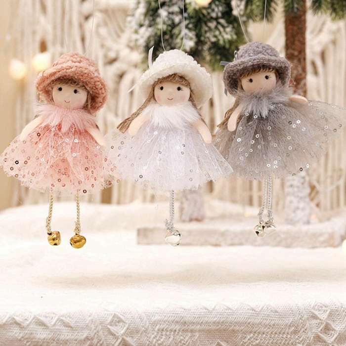 Noel Decoration Christmas Angel Pendants Christmas New Year Gifts