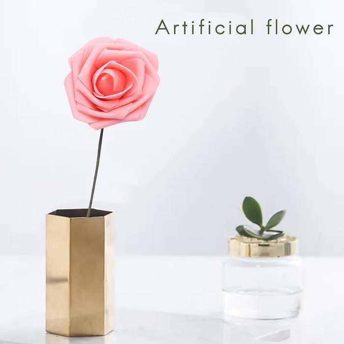 20pcs Artificial Flower Wedding Bouquet Party Decoration Light Pink