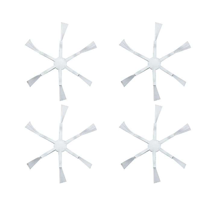 4pcs Side Brush Replacement Parts for 1c/2c/1t/f9 Robot Vacuum