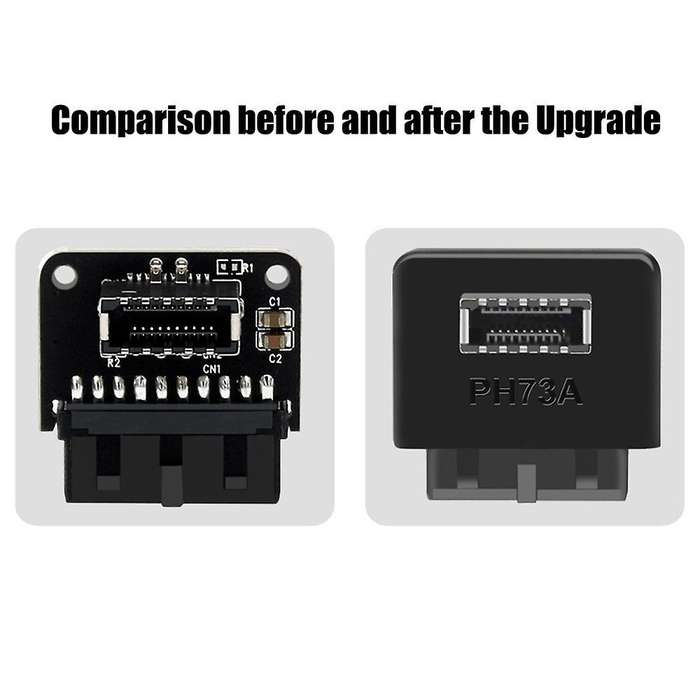 Ph73a Computer Motherboard Usb3.019p/20p to Type-e90 Degree