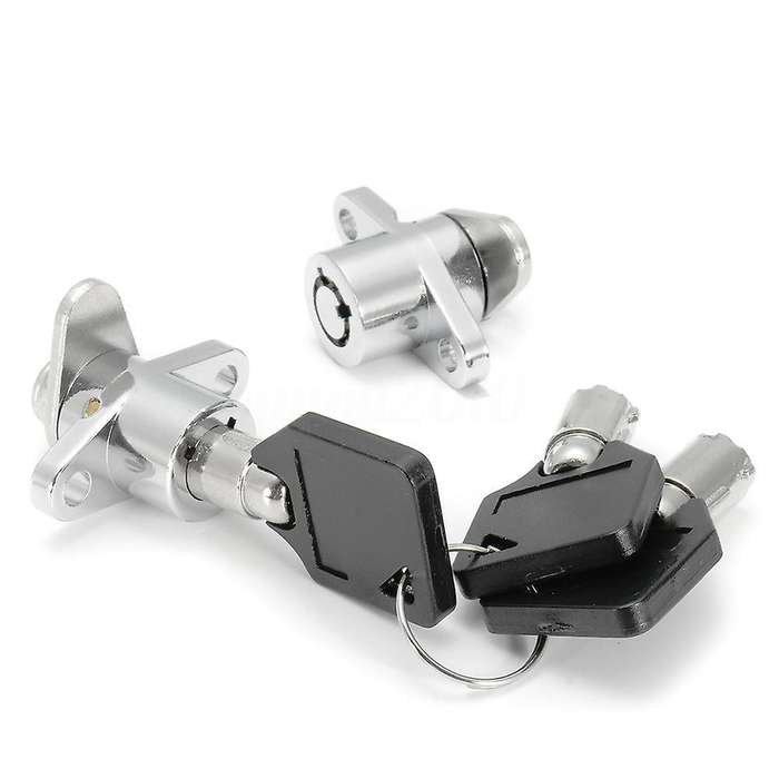 2x Hard Saddlebag Lock 3 Keys Set for Harley Touring