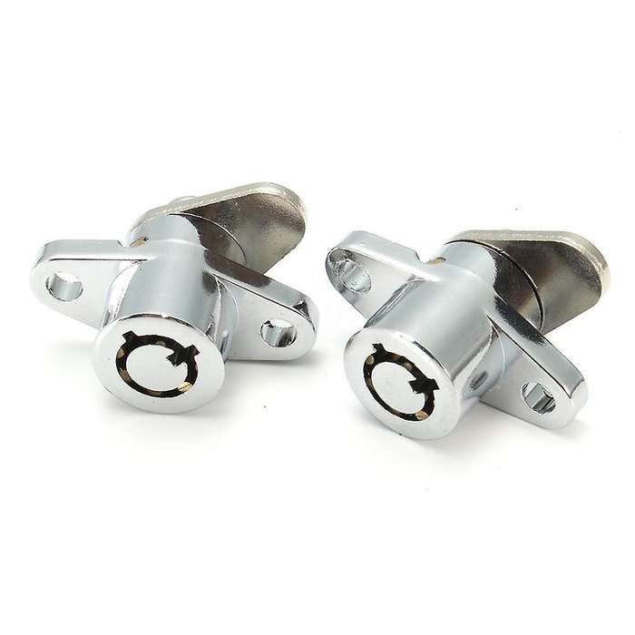 2x Hard Saddlebag Lock 3 Keys Set for Harley Touring