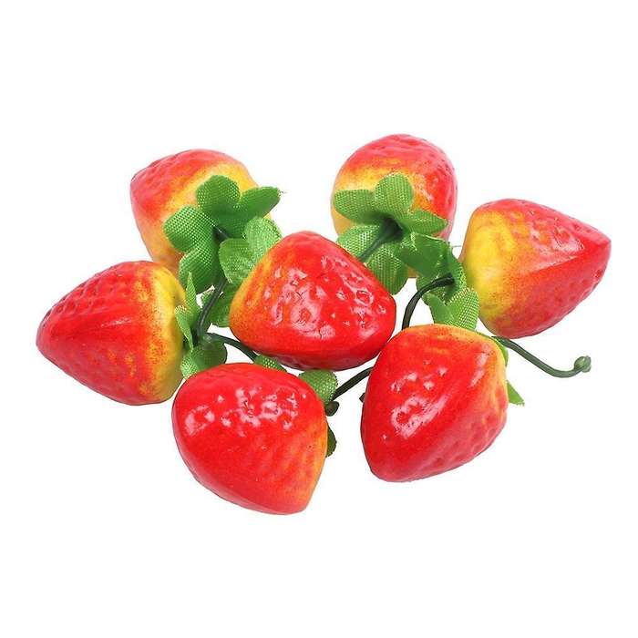 20 Artificial Ornament Red Strawberry-fake Fruit