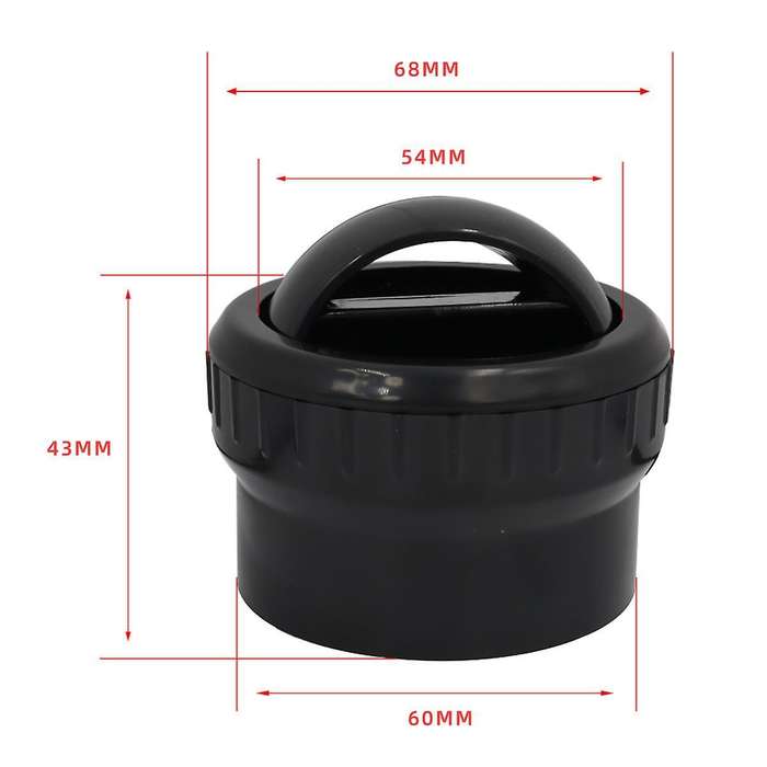 2pc Car A/c Vent Air Outlet Rotating Air Conditioning Ventilation