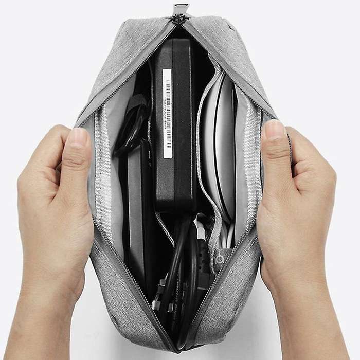 Boona Portable Travel Storage Bag for Laptop Power Adapter,black