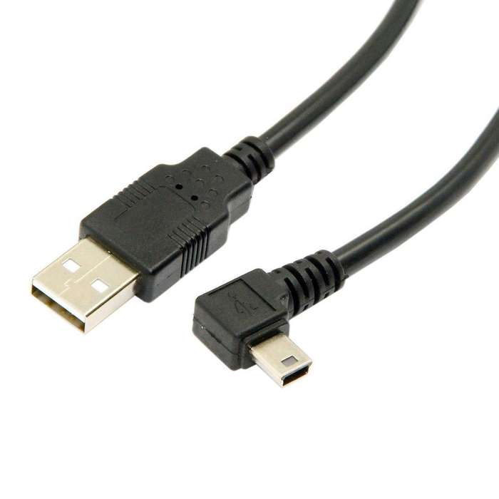 5pin 90 Degree to Usb 2.0 Male Cable with Emi Ferrite Core 5 Meters