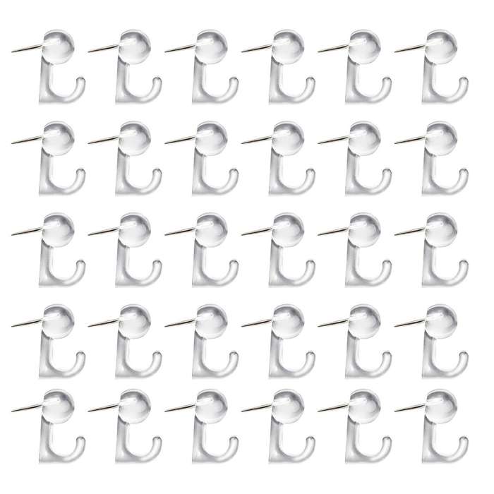 Push Pin Hooks Plastic Heads Pin Tacks for Cork Board Map Photos