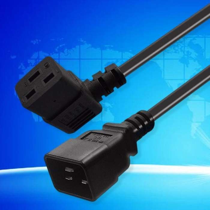 Power Extension Cord, C20 to C19 Product Word Three Horizontal