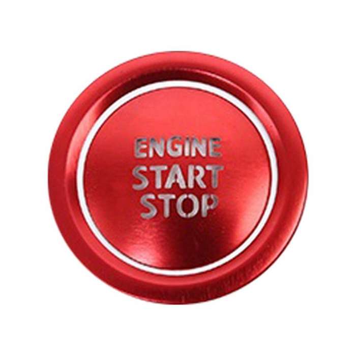 For Toyota Harrier Car Engine Start Switch Button Sticker,red