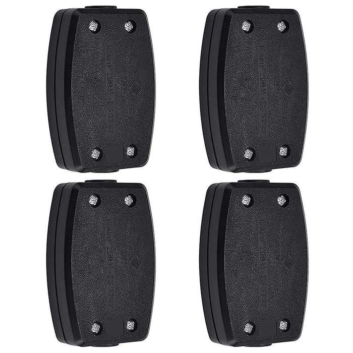 3 Terminal Electrical Junction Box 4 Pack for Outdoor Lighting