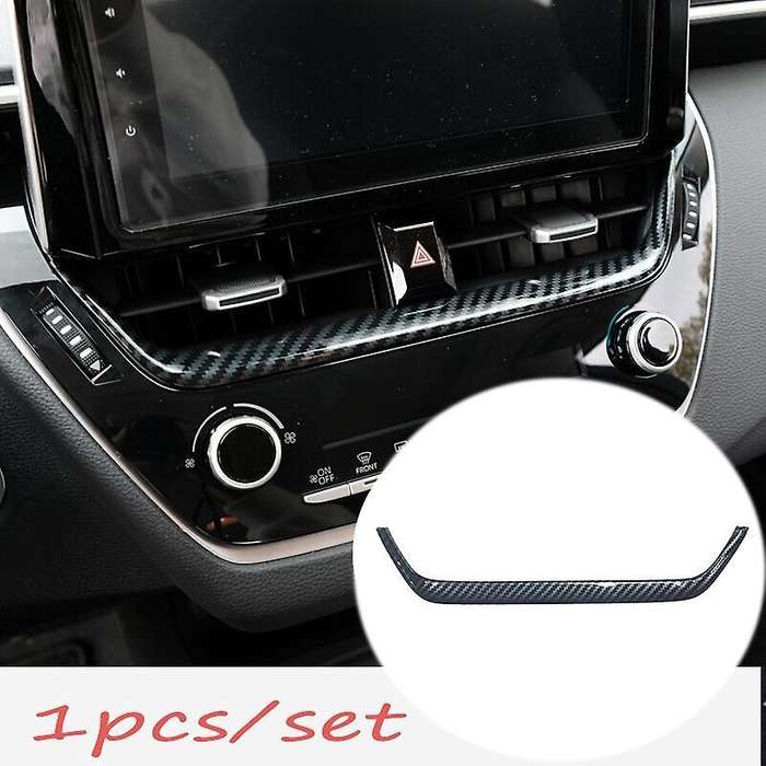 Car Navigation Frame Sticker for Toyota Corolla E210 Silver