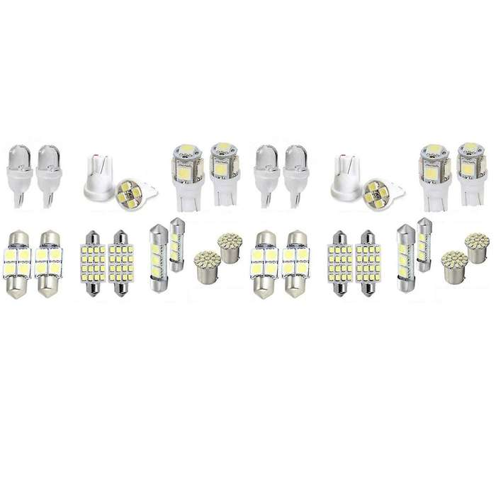 28pcs Led Interior Package Kit for T10 36mm Map License Plate Lights