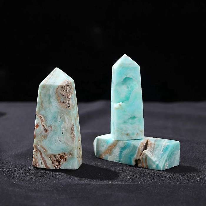 Natural Hemimorphite Point Crystal Wand Energy Decoration 30-50g