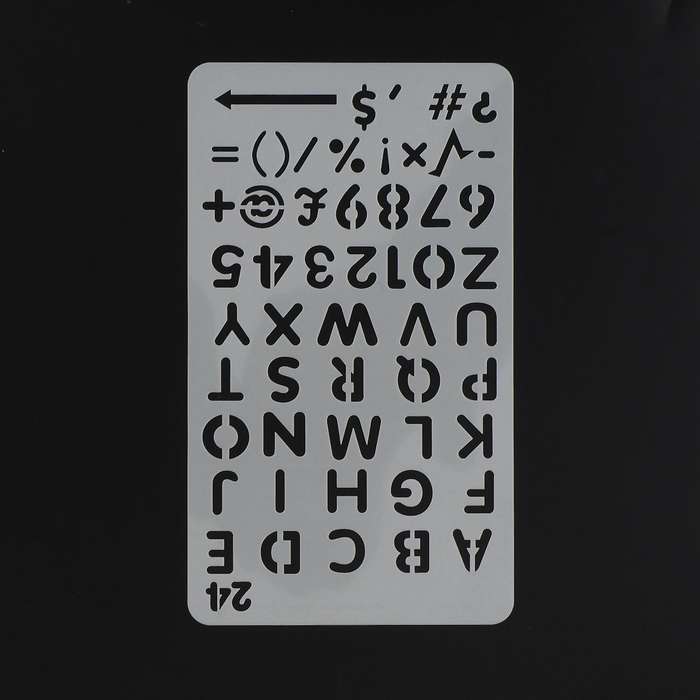 24 Pieces Productivity Stencil Journal Stencil for Time Saving