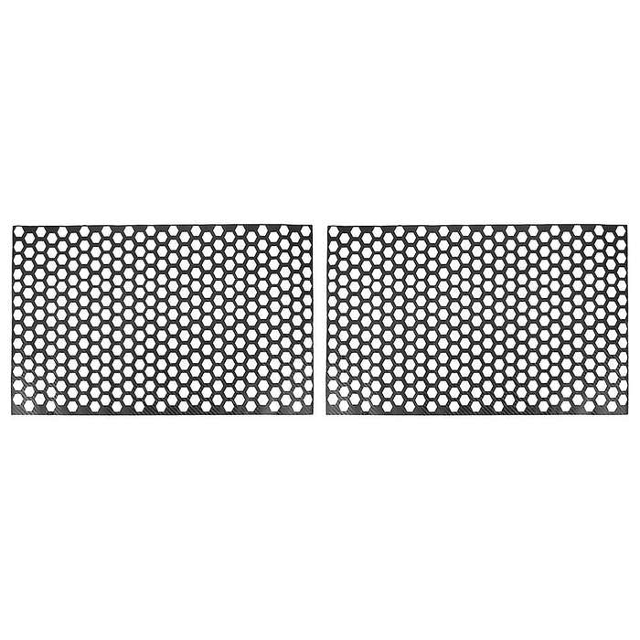 Car Rear Tail Light Lamp Stickers Decal Carbon Fiber Style 48 X 30cm