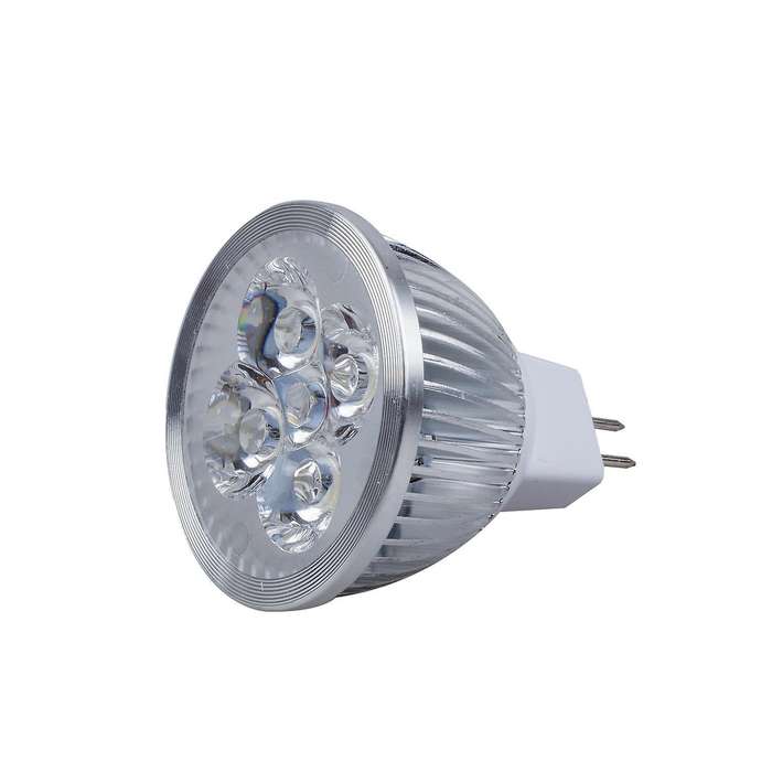 Led Mr16 Spotlight 12v 4w (340 Lumen - 50 Watt Equivalent) 3200k Warm 45 Degree Beam Angle