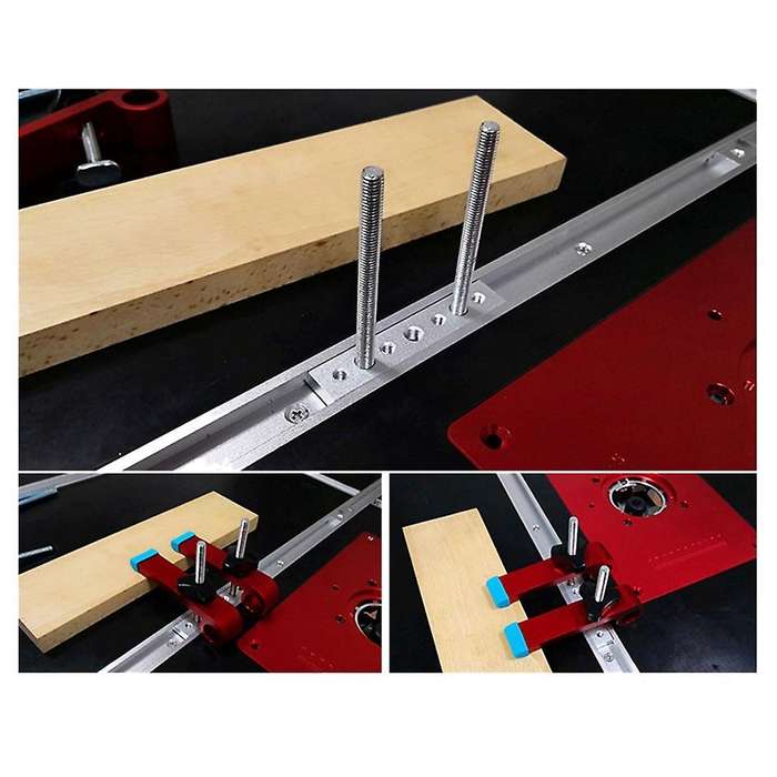1set Universal Clamping Blocks Platen Miter Track M8 Screw Set A