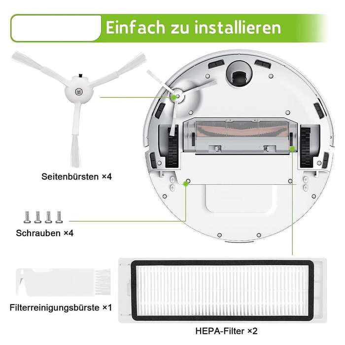 Replacement Parts for Xiaomi Roborock S5 Max S50 S51 S55 Mijia Robot