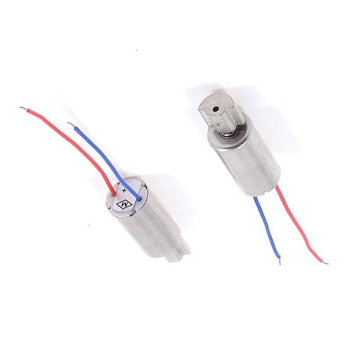 2pcs 6mm X 12mm Mini Coreless Vibration Motor for Aircraft Toy