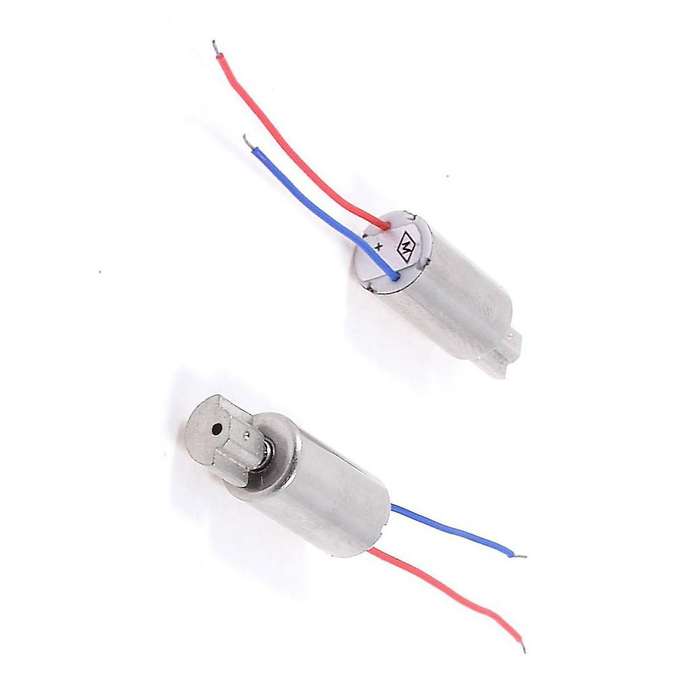 2pcs 6mm X 12mm Mini Coreless Vibration Motor for Aircraft Toy