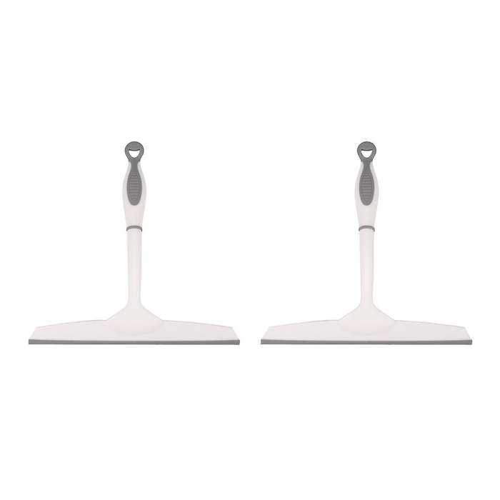 2x Practical Glass Scraper Wiper Window Brush Home Multipurpose Tools