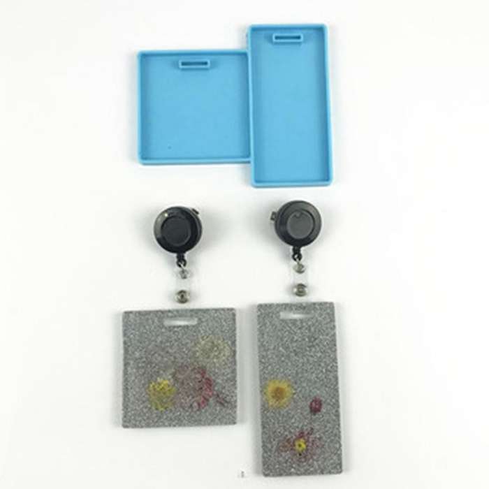 Resin Card Silicone Mold Id Card Holder Mold Diy Epoxy Mold Mold Card