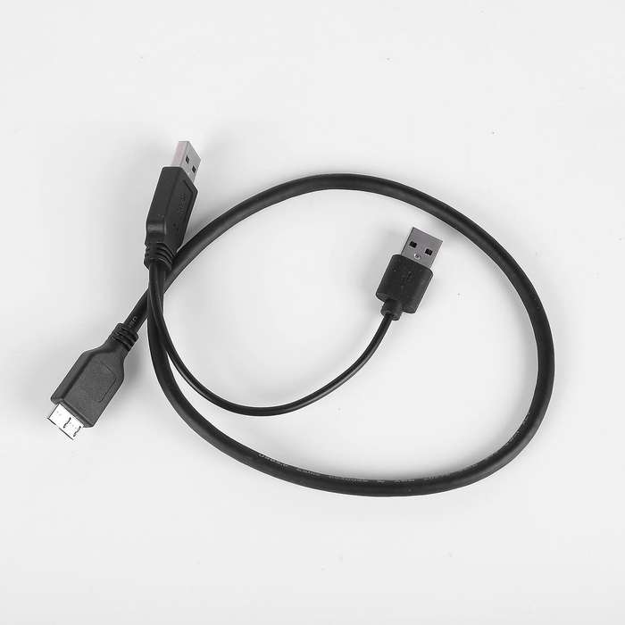 Double Head Usb to Micro-b Splitter Cable Usb 3.0 Mobile Data Cable