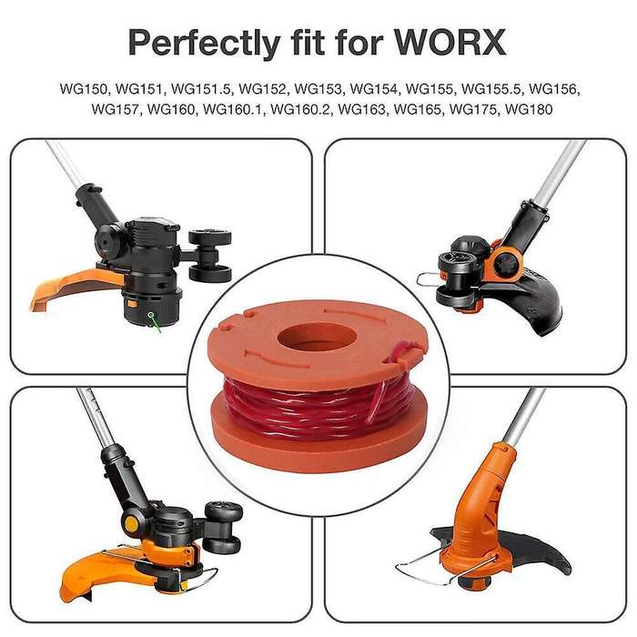 9 Pack Replacement Spool String Trimmer 8 Pack Spool and 1 Coil Cover